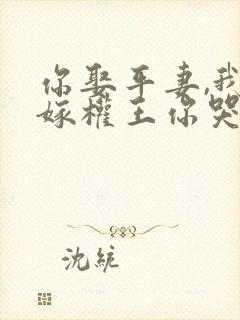 你娶平妻,我改嫁权王你哭啥封面