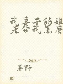 我妻子的姐姐的老公我怎么称呼