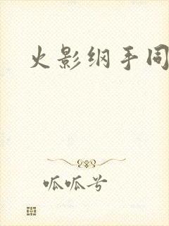 火影纲手同人本封面