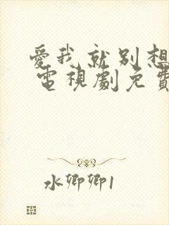 爱我就别想太多 电视剧免费观看40集