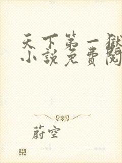 天下第一狱叶枭小说免费阅读