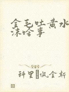 金毛吐黄水带泡沫啥事