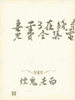 妻子3在线观看免费全集电影