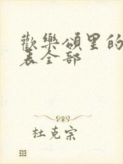 欢乐颂里的演员表全部