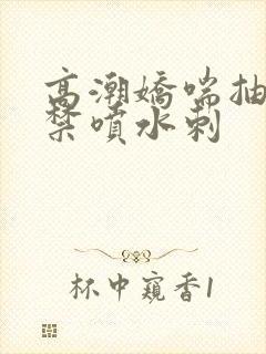 高潮娇喘抽搐失禁喷水刺