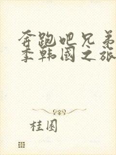 奔跑吧兄弟第一季韩国之旅封面