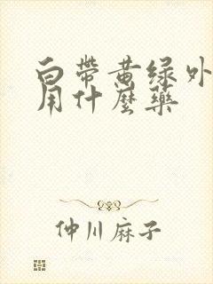 白带黄绿外阴痒用什么药