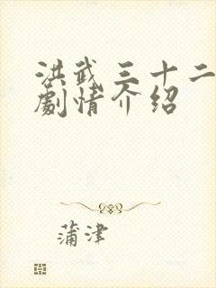 洪武三十二分集剧情介绍