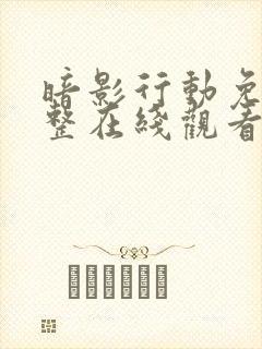 暗影行动免费完整在线观看高清电影