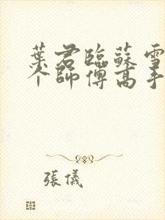 叶君临苏雪儿九个师傅高手下山