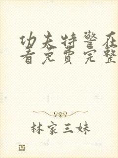 功夫特警在线观看免费完整版高清封面