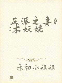 反派之妻》作者:木妖娆