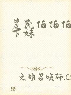 农民伯伯伯与乡下妹封面