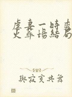 虐妻一时爽追妻火葬场结局封面