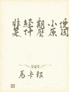 非经期小便有血是什么原因