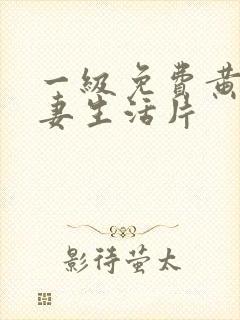 一级免费黄色夫妻生活片
