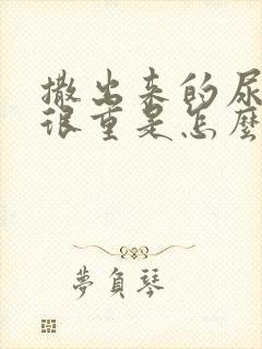 撒出来的尿味道很重是怎么回事