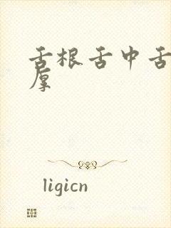 舌根舌中舌苔白厚