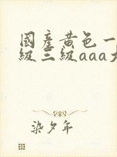 国产黄色一级二级三级aaa大片封面