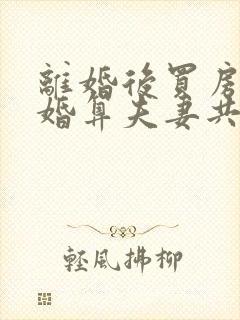 离婚后买房再复婚算夫妻共同财产吗