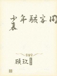 少年骇客同人爱表