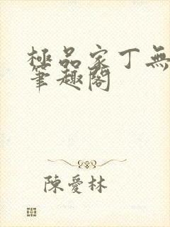 极品家丁无删节笔趣阁封面