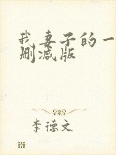 我妻子的一切未删减版