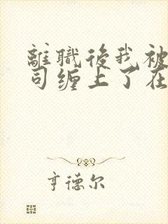 离职后我被前上司缠上了在线阅读封面