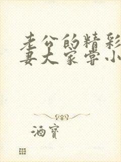 老公的精彩之有妻大家尝小说