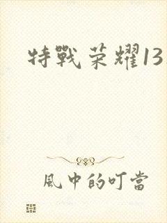 特战荣耀13集