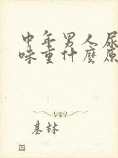 中年男人尿的气味重什么原因