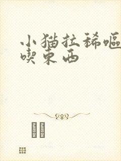 小猫拉稀呕吐不吃东西