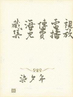 藏海传电视剧全集免费播放