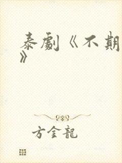 泰剧《不期而爱》