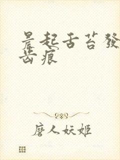 晨起舌苔发白有齿痕