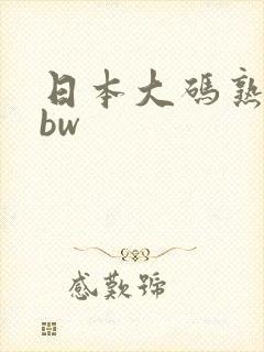 日本大码熟妇bbw封面