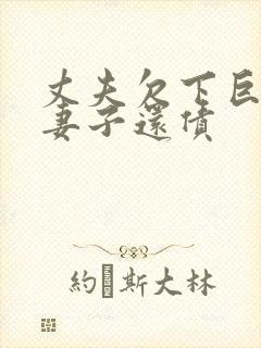 丈夫欠下巨债,妻子还债封面