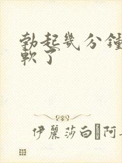 勃起几分钟后就软了