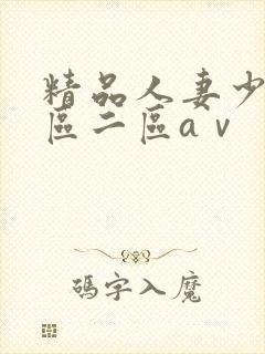 精品人妻少妇一区二区aⅴ