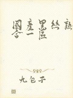 国产黑丝熟女综合一区