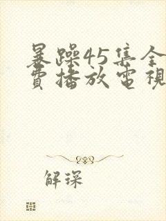 暴躁45集全免费播放电视剧