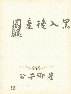 国产后入黑丝长腿