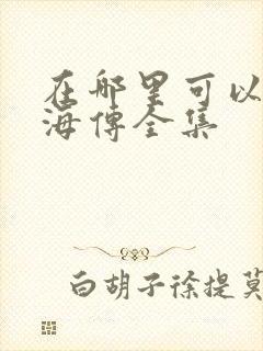 在哪里可以看藏海传全集封面