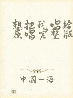 想把我唱给你听原唱完整版歌词