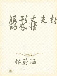 服刑丈夫对妻子的感情