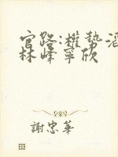 官路:权势滔天林峰宁欣封面