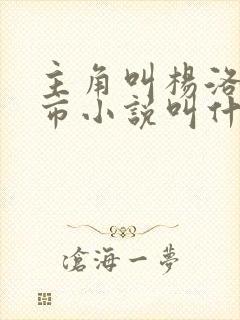 主角叫杨洛的都市小说叫什么名字