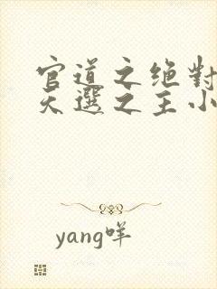 官道之绝对权力天选之主小说原著