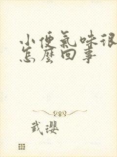 小便气味很重是怎么回事封面