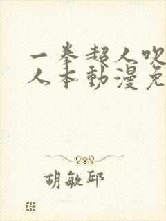 一拳超人吹雪同人本动漫免费观看封面